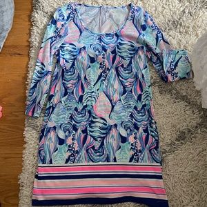 Lilly Pulitzer Beacon Dress Twilight Blue